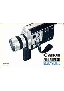 Canon 814 manual. Camera Instructions.